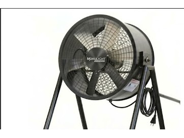 Minulight Exaustor Axial com Carrinho Trifásico 30 cm 4 Pólos